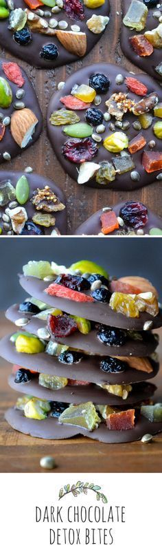 
                    
                        The healthy way to do dessert! dark Chocolate Detox Bites
                    
                