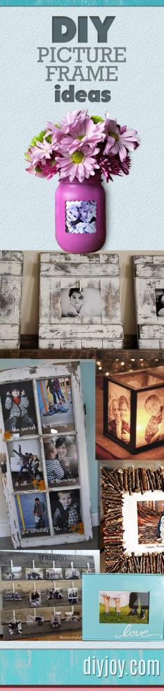 DIY Picture Frame Ideas - Best Creative Home Decor Projects Pinterest | DIY JOY