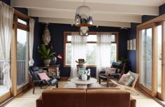 
                    
                        The colourful Point Lonsdale home of Kate and Mal Heppell. Photo – Eve Wilson, production – Lucy Feagins / The Design Files.
                    
                