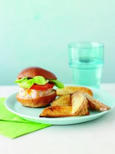 
                    
                        Turkey Sliders and Baked Potato Wedges . . . yum!
                    
                