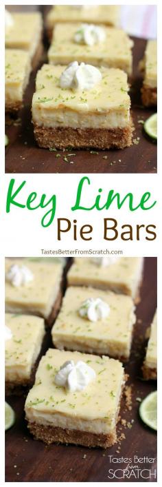 Key Lime Pie Bars