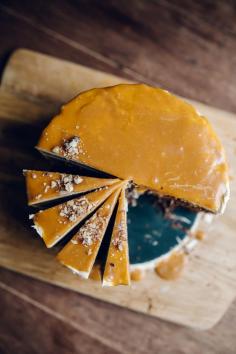 
                    
                        Chocolate Whiskey Cake with Salted Caramel Buttercream
                    
                