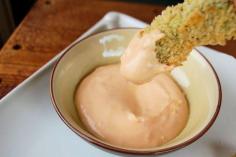 Avocado fries with jalapeño lime dipping sauce