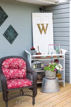 changing table gardener cart repurpose, outdoor furniture, outdoor living, painted furniture, repurposing upcycling