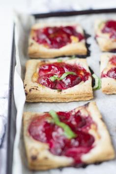 
                    
                        Strawberry Tarts with Honey Balsamic Goat Cheese
                    
                