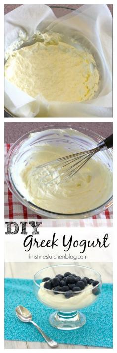 You won't believe how easy it is to make the thickest, creamiest homemade Greek yogurt!