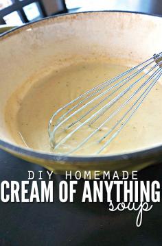 Get rid of processed canned "cream of" soup and make your own in a couple minutes with a few simple steps. You control the ingredients and flavor, meaning your favorite casseroles will be healthier and rich in flavors you like most!