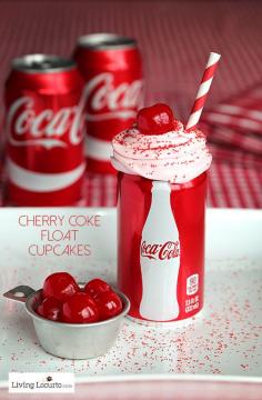 Cherry Coke Cupcakes