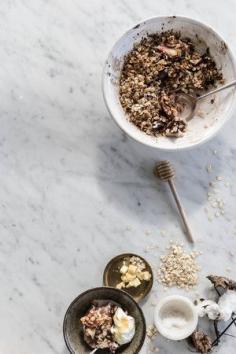 
                    
                        Baked  porridge with apples and poached quinces
                    
                