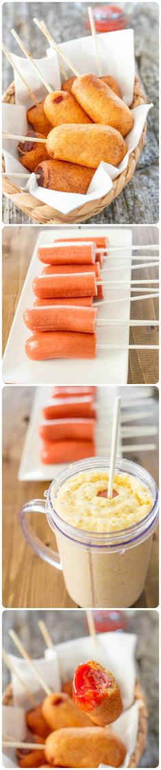 Mini corn dogs recipe