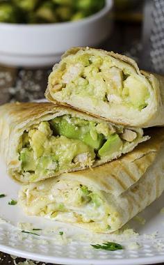 
                    
                        Chicken Avocado Burritos | omg Chocolate Desserts
                    
                