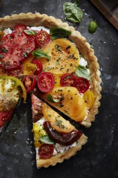 {Summertime Tomato Tart}