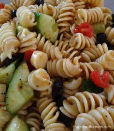 Colorful Pasta Salad Made With Vegetables and Salad Supreme Recipe! My Most Requested Dish for Family Get Togethers! » Frugal and Fun Mom/ Mom Blog, Reviews, Giveaways, Family Fun