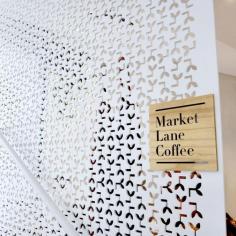 
                    
                        Tukk & Co.  Lasercut Logo Wall / coffee brand advertising
                    
                