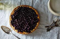 Ricotta Custard Blueberry Tart with Nut Crescent Crust Recipe on Food52