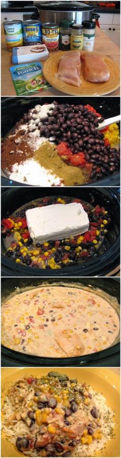 Crock Pot Cream Cheese Chicken Chile Chicken Crock pot Recipes ☺ Chicken Crockpot recipes Compilation of Top Pinned Recipes ☺♥☺ #carbswitch carbswitch.com #HotPinPtr Please Repin:) Crock pot Cream Cheese Chicken Chili