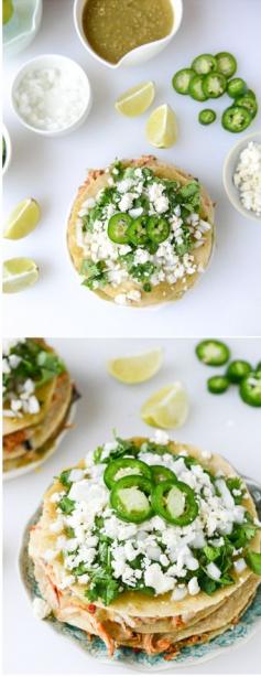 
                    
                        Roasted Chipotle Chicken Stacks I howsweeteats.com
                    
                