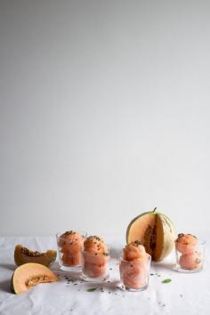 
                    
                        Cantaloupe frozen dessert
                    
                