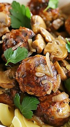 Chicken Marsala Meatballs