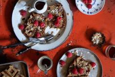 
                    
                        Bakers Royale Serves Up a Delicious Banana Bread Waffle Meal #waffles trendhunter.com
                    
                