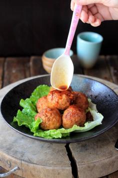 Lion’s Head (Chinese Pork Meatballs) Recipe : asian