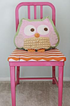 
                    
                        desk chair with chevron stripes
                    
                