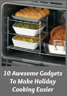 Cooking for the holidays? Whether you're cooking turkey or a ham or roast for holiday meals, there are some new gadgets that can make your work easier and your dinner more yummy. ... see more at Inventorspot.com