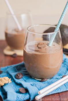 Avocado, Chocolate & Peanut Butter Smoothie | 19 Smoothies That Will Make You Happier And Healthier
