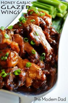 
                    
                        Slow Cooker Honey Garlic Glazed Wings | The Modern Dad
                    
                