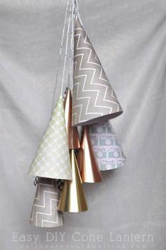 
                    
                        Easy DIY Cone Lantern submitted to InspirationDIY.com
                    
                