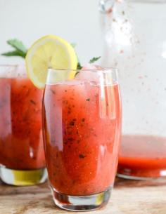 
                    
                        Fresh Strawberry Mint Lemonade
                    
                