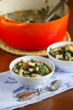 Chicken Recipes Chicken Artichoke Spinach Soup Recipe