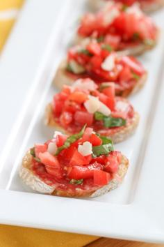 Bruschetta Salami & A Party Planning Checklist