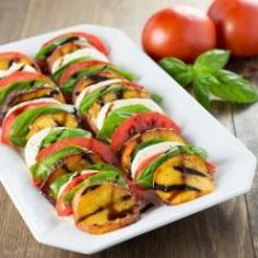 
                    
                        Grilled Peach Caprese Salad - awholenewtwist
                    
                