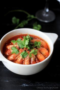 Szechuan Shrimp-Pen Pen Shrimp