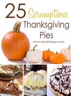 25 Thanksgiving Pies