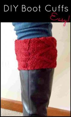 
                    
                        Easy DIY Boot Cuffs | FiberArtsy.com
                    
                
