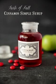 
                        
                            Make your own cinnamon simple syrup!
                        
                    