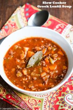 Crockpot lentil soup.