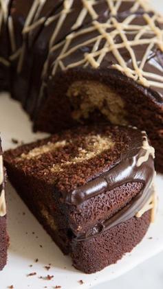 Chocolate Peanut Butter Bundt Cake
