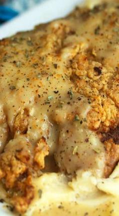 Chicken Fried Steak Recipe with Garlic Onion Gravy