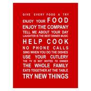 Make time for family with the uplifting looks of the Kitchen Rules Bus Roll Print from Almond Tree Designs in your home.