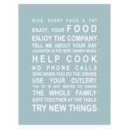 Make time for family with the uplifting looks of the Kitchen Rules Bus Roll Print from Almond Tree Designs in your home.