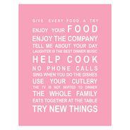 Make time for family with the uplifting looks of the Kitchen Rules Bus Roll Print from Almond Tree Designs in your home.