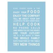 Make time for family with the uplifting looks of the Kitchen Rules Bus Roll Print from Almond Tree Designs in your home.