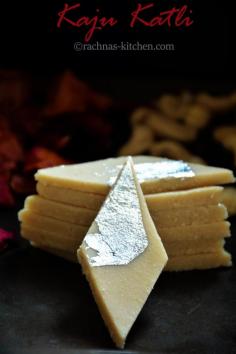 kaju barfi recipe