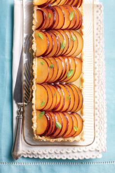 Plum Shortbread Tart