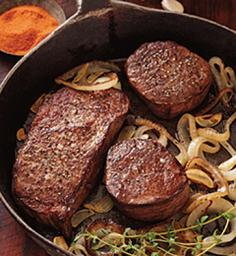 Stock Yards® Kings & Queens Steak Collection is packed with New York Strip steaks and our finest cuts of Filet Mignon. This is crowned our #1 steak lover collection. Available in Prime or Choice Cuts: For over 100 years, Stock Yards has been providing the very best USDA Prime and Choice steaks, pork, lamb and veal to America's finest restaurants including: Chicago Chop House, Morton's, Tavern on Rush and Wildfire. While steaks of this quality are usually sold only to restaurants and steakhouses, Stockyards is one of the very few who can deliver them direct. Now, all can savor the flavor of world-renowned restaurant steaks at home. The Kings & Queens collection of high-quality cuts of meat includes; Center Cut New York Strip steaks, and Completely Trimmed Filet Mignon steaks plus Stock Yards Epicure Seasoning, which when used liberally before and after cooking, enhances the flavor of the steaks. Prime or Choice Cut? What's the difference? USDA Prime. Only the top few percent of all beef produced in the U.S. qualifies for the USDA Prime grade. This distinctively superior beef contains the greatest degree of marbling, creating a tender and juicy steak with a buttery flavor. USDA Choice. This is the most popular grade of beef for its well-marbled texture and butter-rich flavor, giving it an exquisite tenderness and taste. Just over half of all beef graded each year earns a grade of Choice, and we only choose the highest quality Choice available.