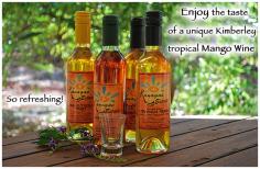 Enjoy the unique taste of a Kimberley Mango Wine