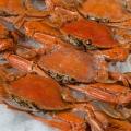 Cooked crabs